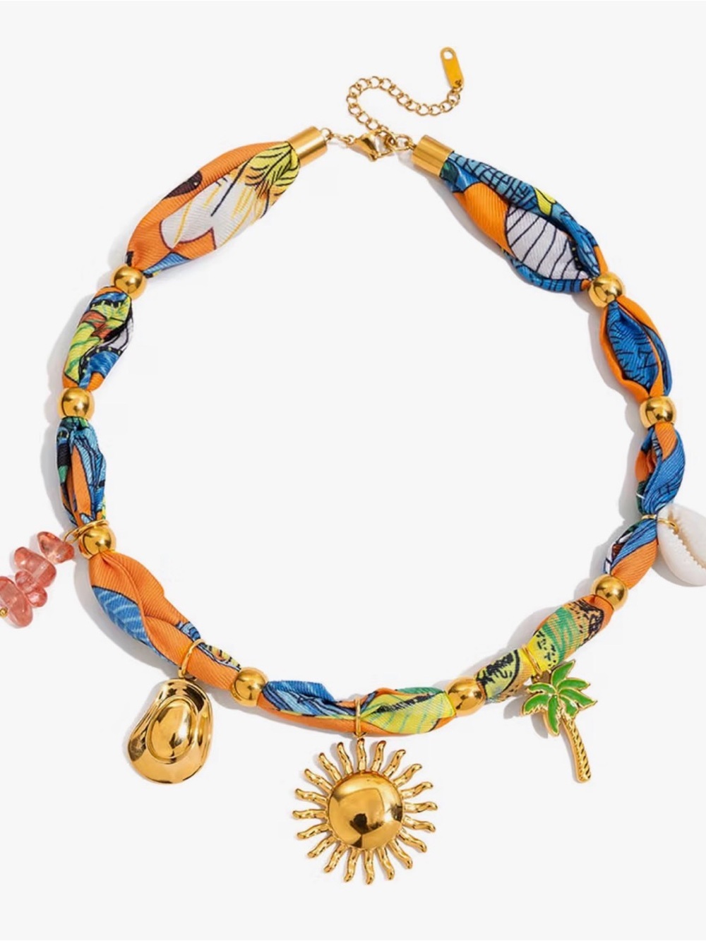 Murna Kare Boho Scarf Choker Necklace for Women Summer Beach